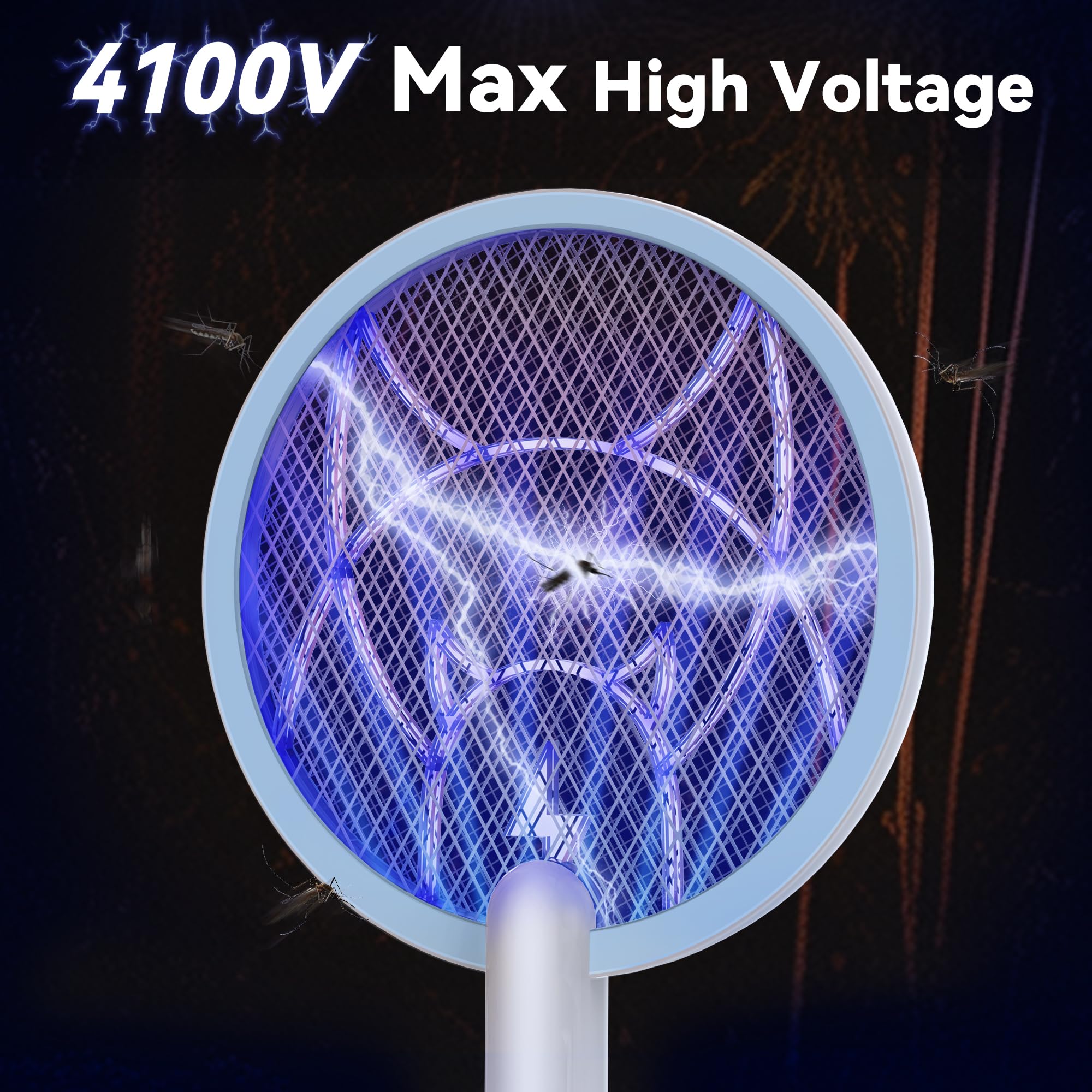Nymrix Electric Fly Swatter - Powerful Bug Zapper -2