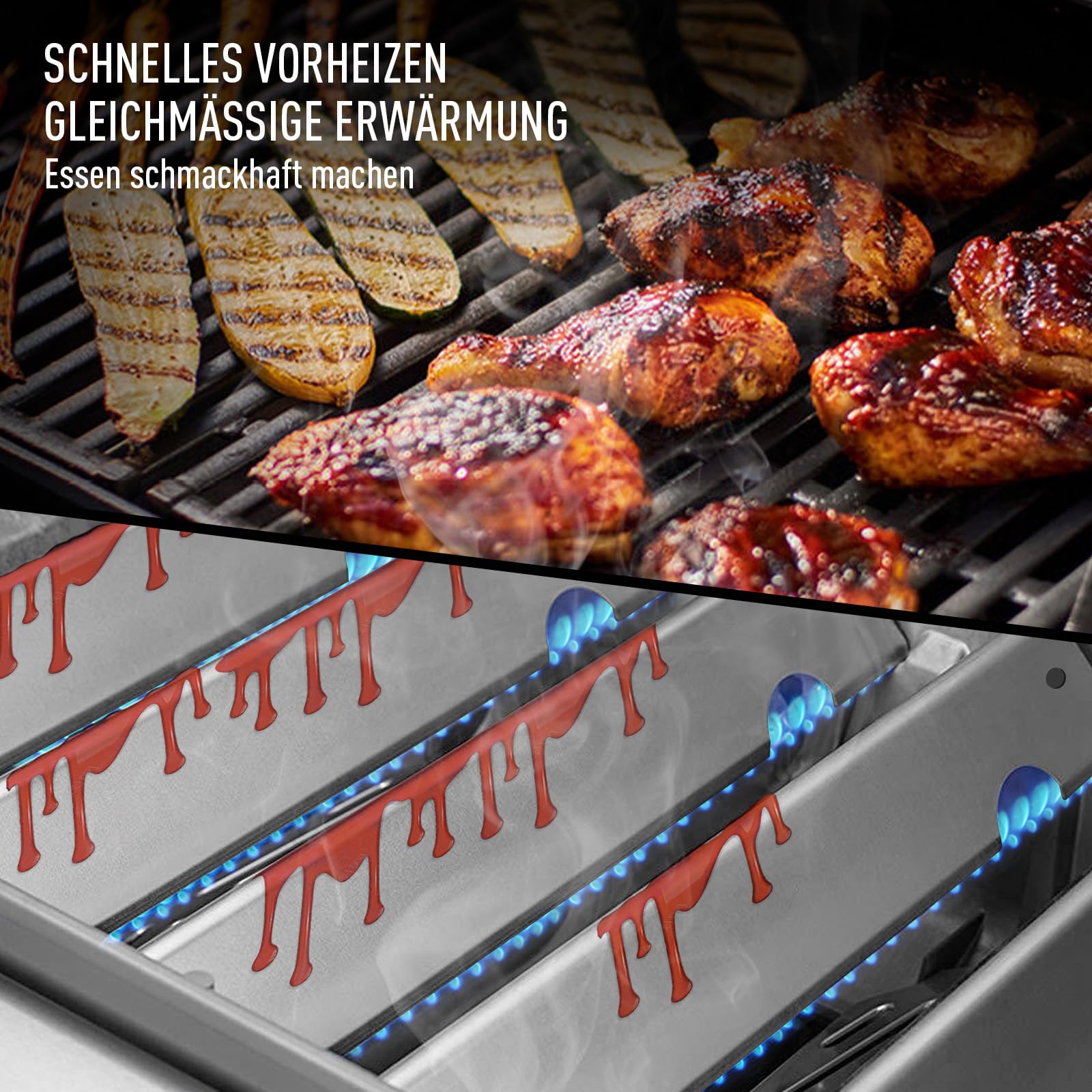 Weber Genesis II/LX 300 Barre di ricambio per barbecue 43,4 cm 66795