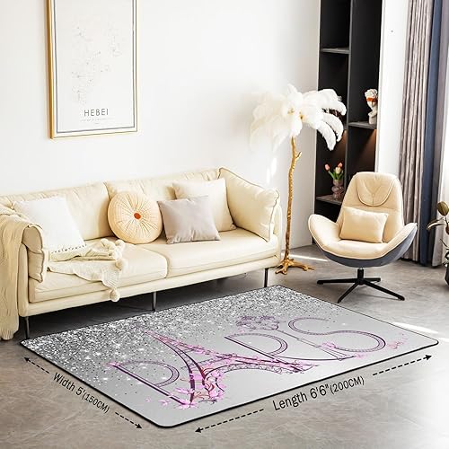 Miniatura 9 de Alfombra decorativa con bandera americana, para sala de estar, para niños, niñas, ciervos, caza, cuernos, animales salvajes, interiores, 3 x 5 pies