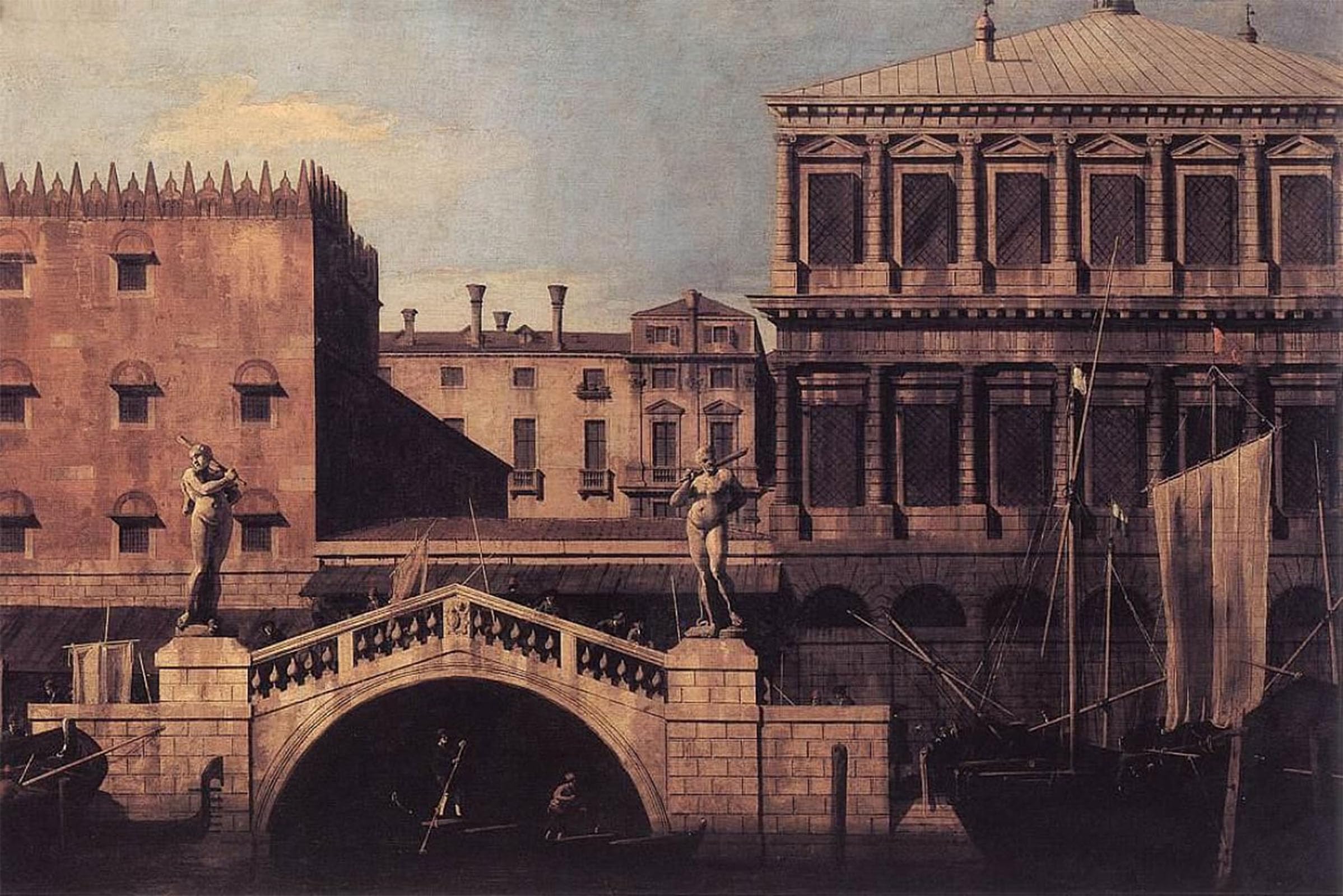 POSTERIIk Vintage Art Print Images Pictures Print Capriccio by Antonio Canal Modern Colour Posters for Office Home Decor 60x90cm