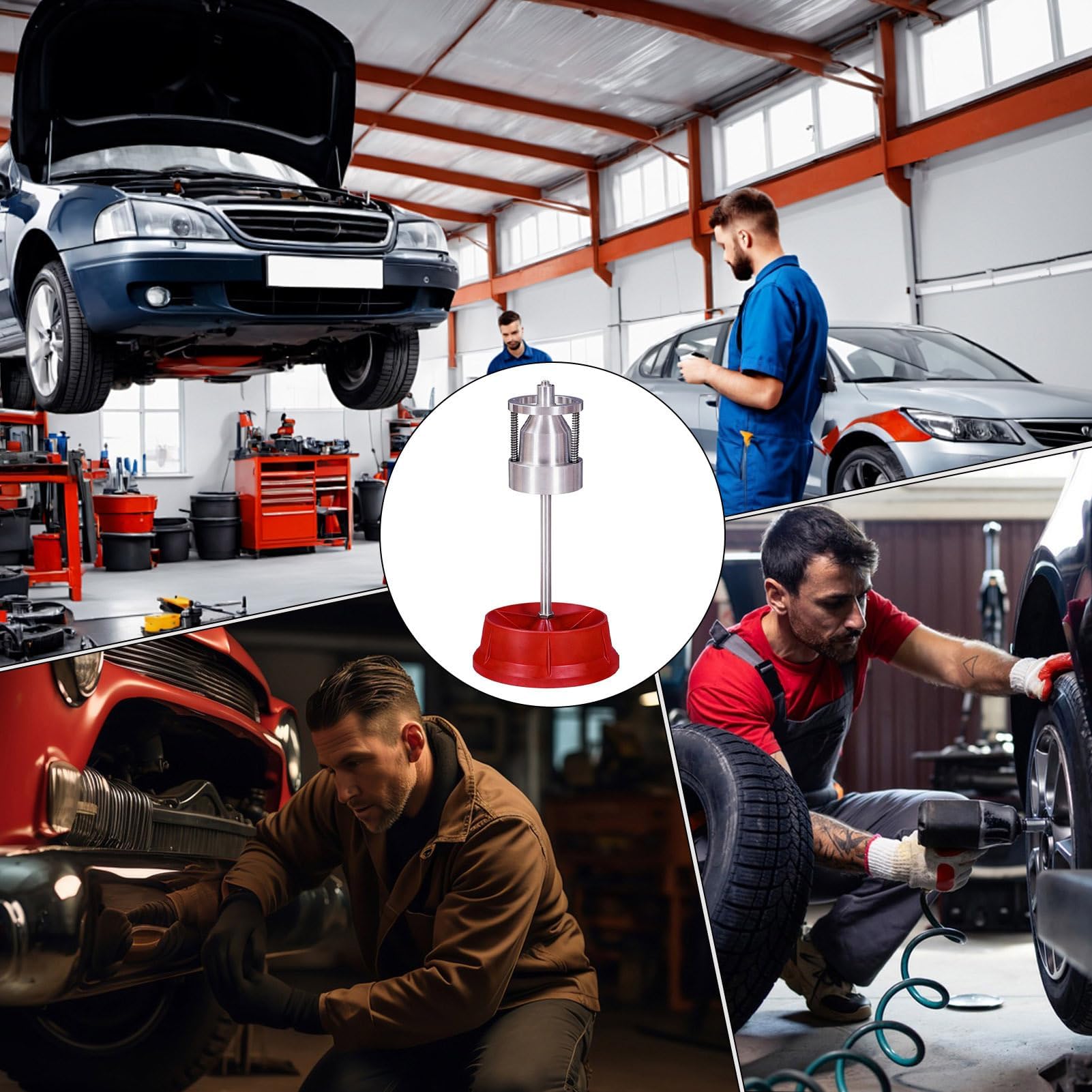 Equilibrador manual de neumáticos, máquina equilibradora de ruedas con nivel de burbuja para sedanes, SUV, minivans y camionetas