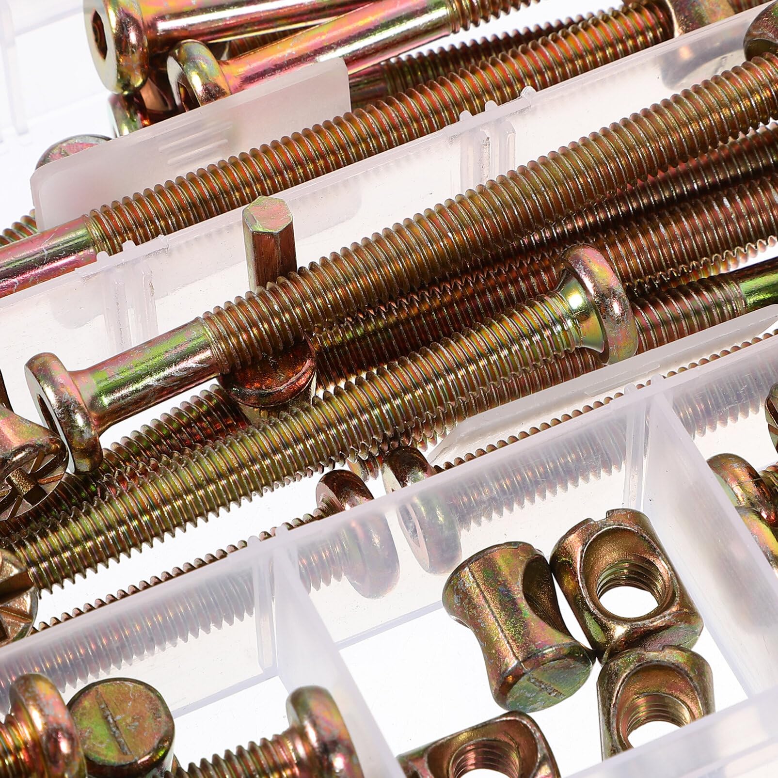 Holibanna 1 Box of Beds Headboards Furniture Repair Screws Wooden Bed Bolts Screws