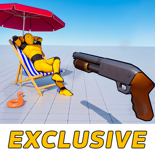 Ragdoll-Schießspiel mit witziger Physik