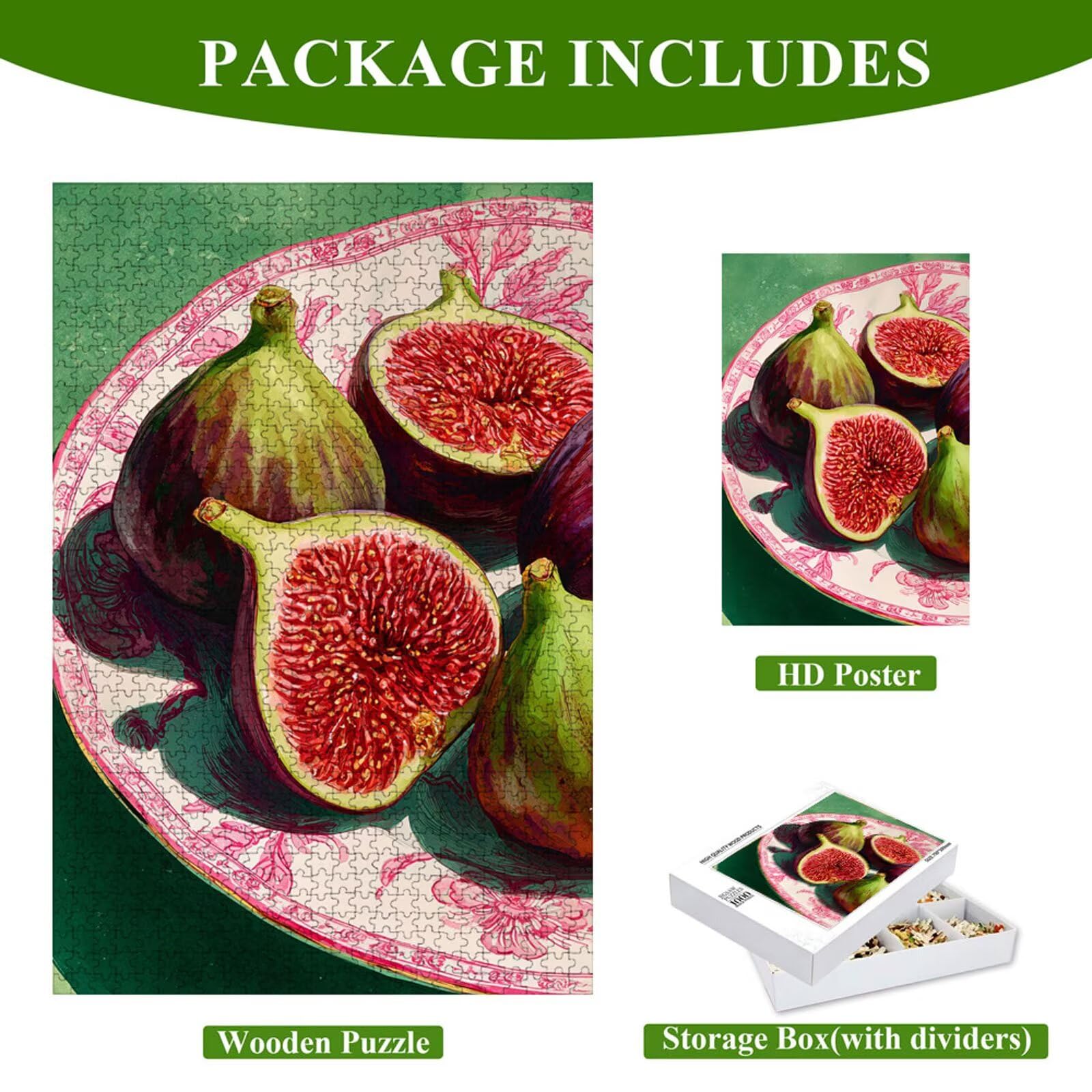 5000 Pezzi Puzzle Adulti - Frutta & Verde - Fabbricazione in Legno Robusto (Forma Classica) - Decorazione Murale con Poster - Prodotto Riservato ad Adulti e 14 Anni in Su (181x105cm) P3#865