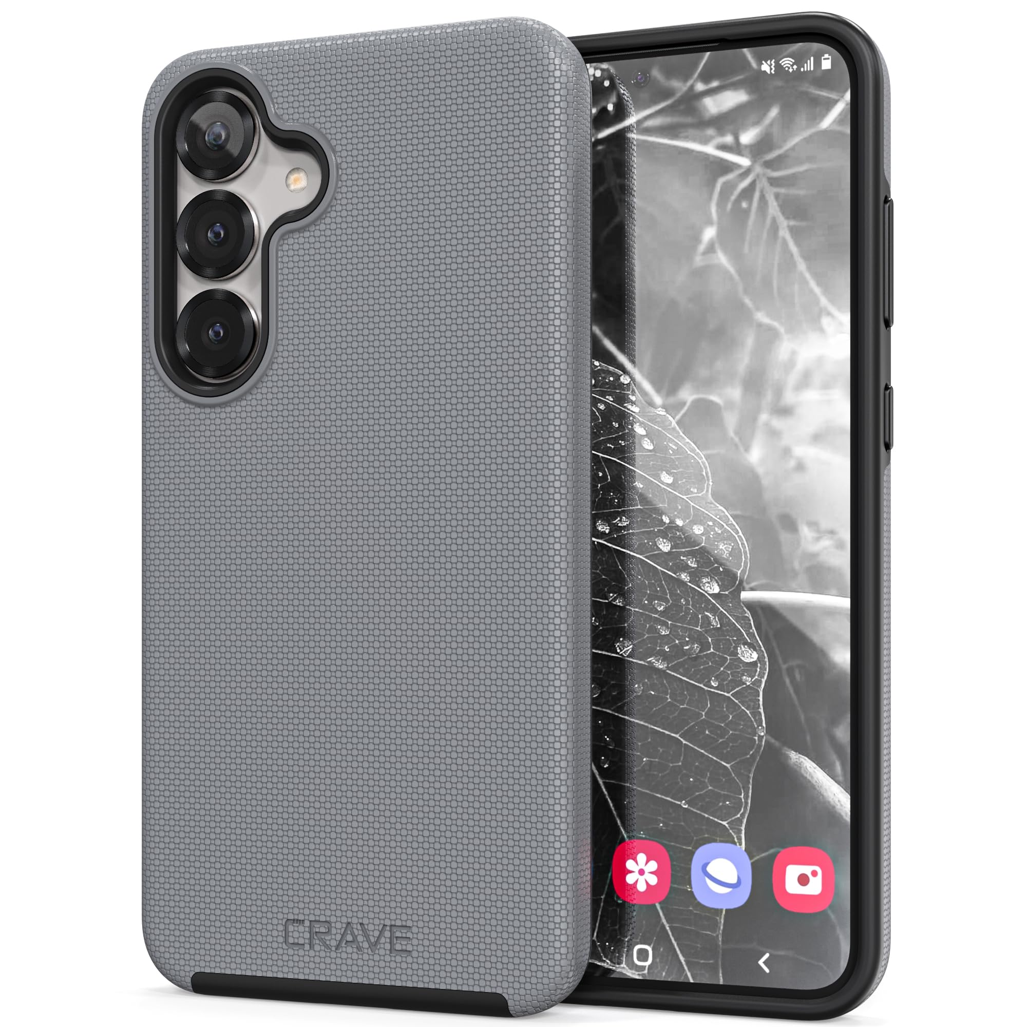 Crave Compatible with Samsung Galaxy S25 Plus Case, Shockproof Protection Dual Layer Case for Samsung Galaxy S25 Plus (6.7 inch) - Slate