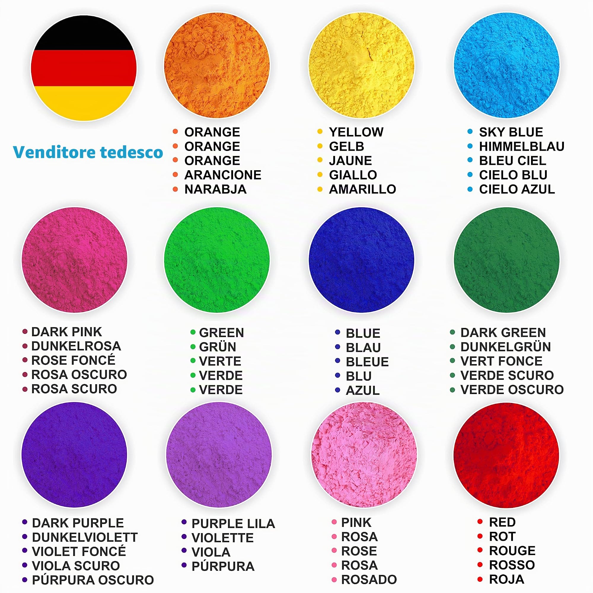 Holi Gulal Polvere solubile in acqua Festival Naturale Servizio fotografico Rangoli Colori Polvere Arcobaleno Sacro Colore Polvere Foto festa Baby Shower (Pink 1kg)