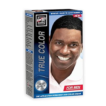 Lucky Super Soft Mens Hair Color, Jet Black