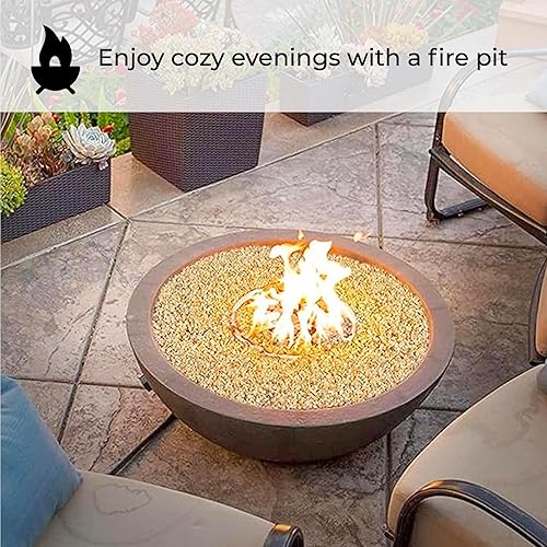 Miniatura 3 de BLAZECLAY Arena de sílice ignífuga para hogueras, arena de sílice de 10 libras para chimeneas y fuego de gas, capa base a prueba de calor, arena