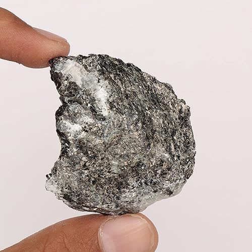 Miniatura 3 de GEMHUB Piedra mineral con muestra de piedra mineral certificada de calcita de arco iris blanco áspero de 201.90 quilates, gema de cristal curativo