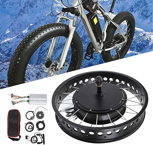 Miniatura 6 de Kit de motor de cubo eléctrico de 20 pulgadas, 72 V, 3000 W, controlador eléctrico S900, panel trasero, kit de acelerador de pulgar para conversión