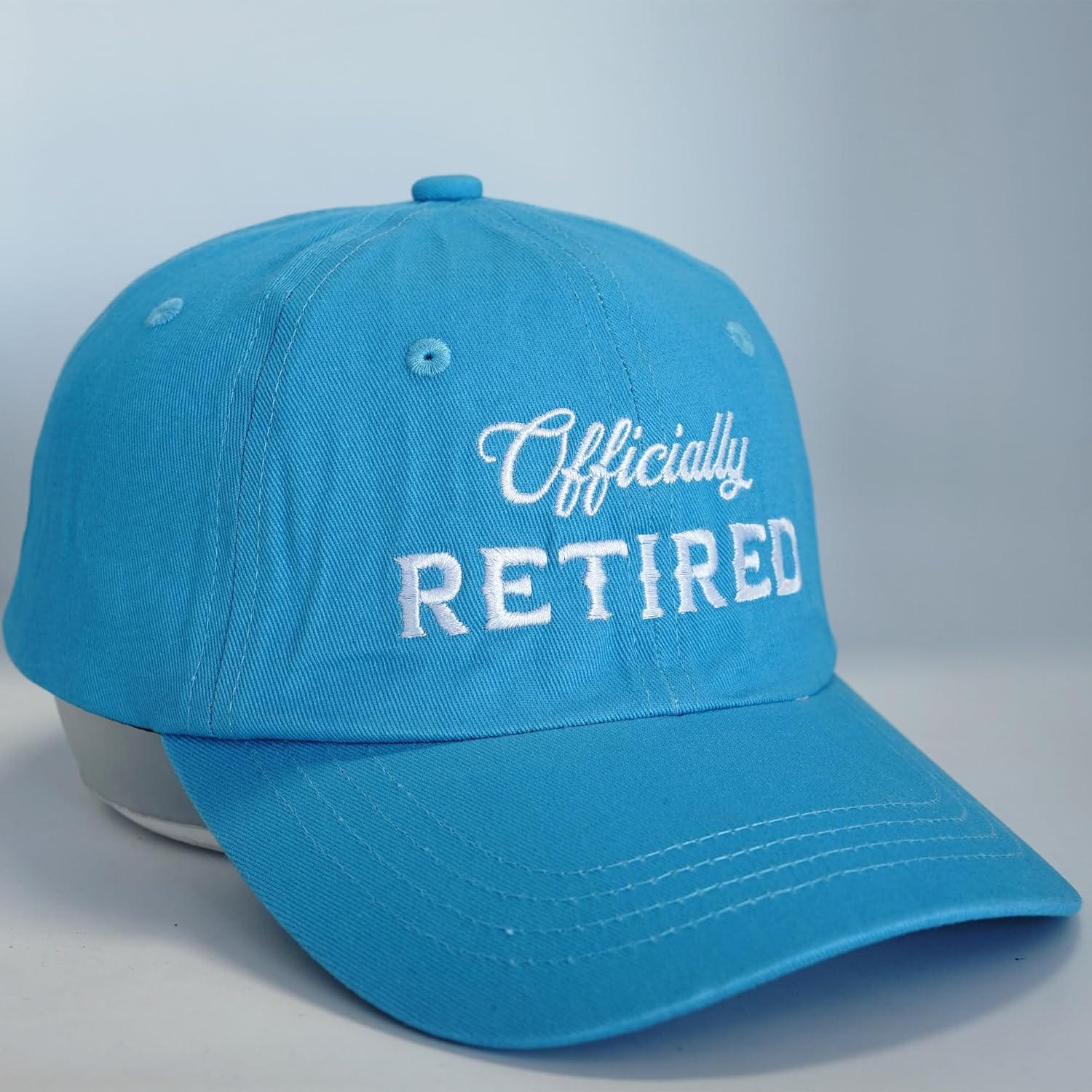 Officially Retired Hat for Men Women Ritirement Gift, Embroidered Not My Problem Anymore Baseball Cap - Image 5