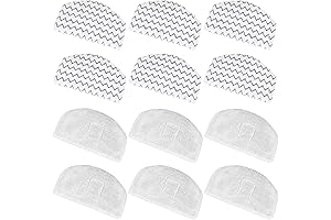 12-Piece Steam Mop Replacement Pads for Bissell PowerFresh Steam Mop 1806 1940