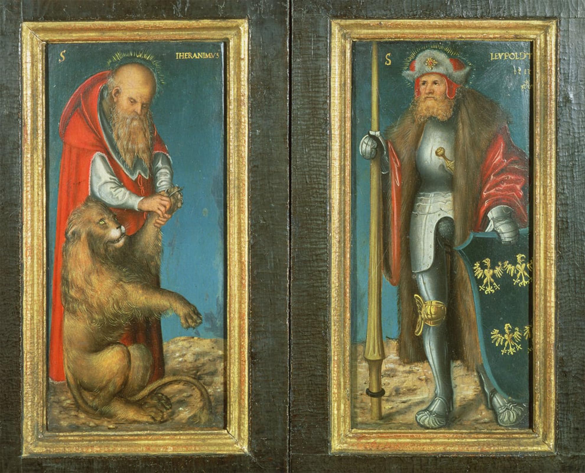 POSTERIIk Famous Animal Posters Vintage Picture Lady and Child by Lucas Cranach the Elder Modern Wall Decor for Home Decor 60x90cm