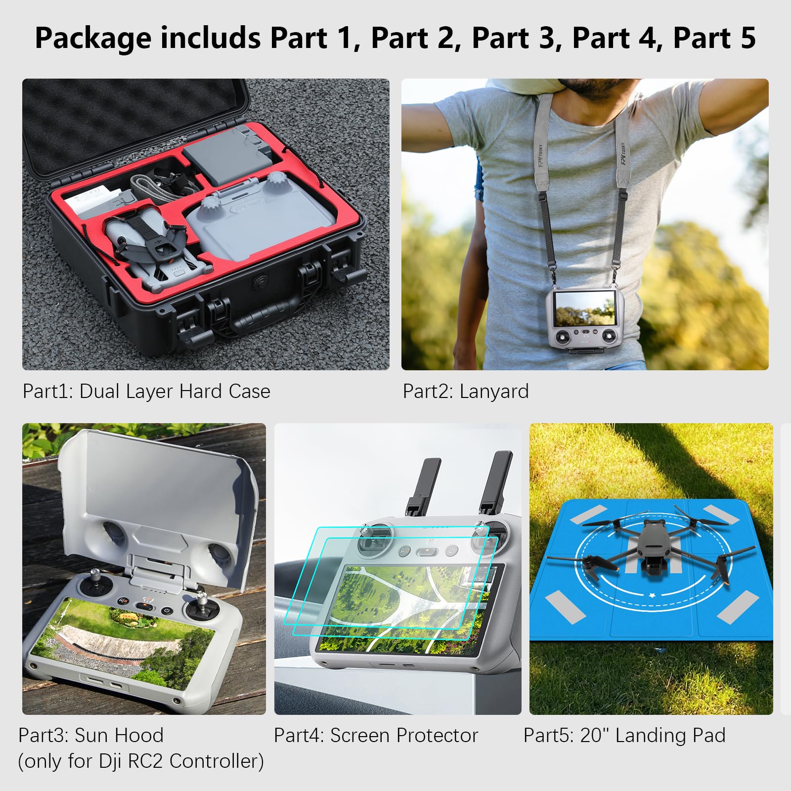 DJI Mini 5 Pro Accessori per Drone Salvapace - Dettaglio