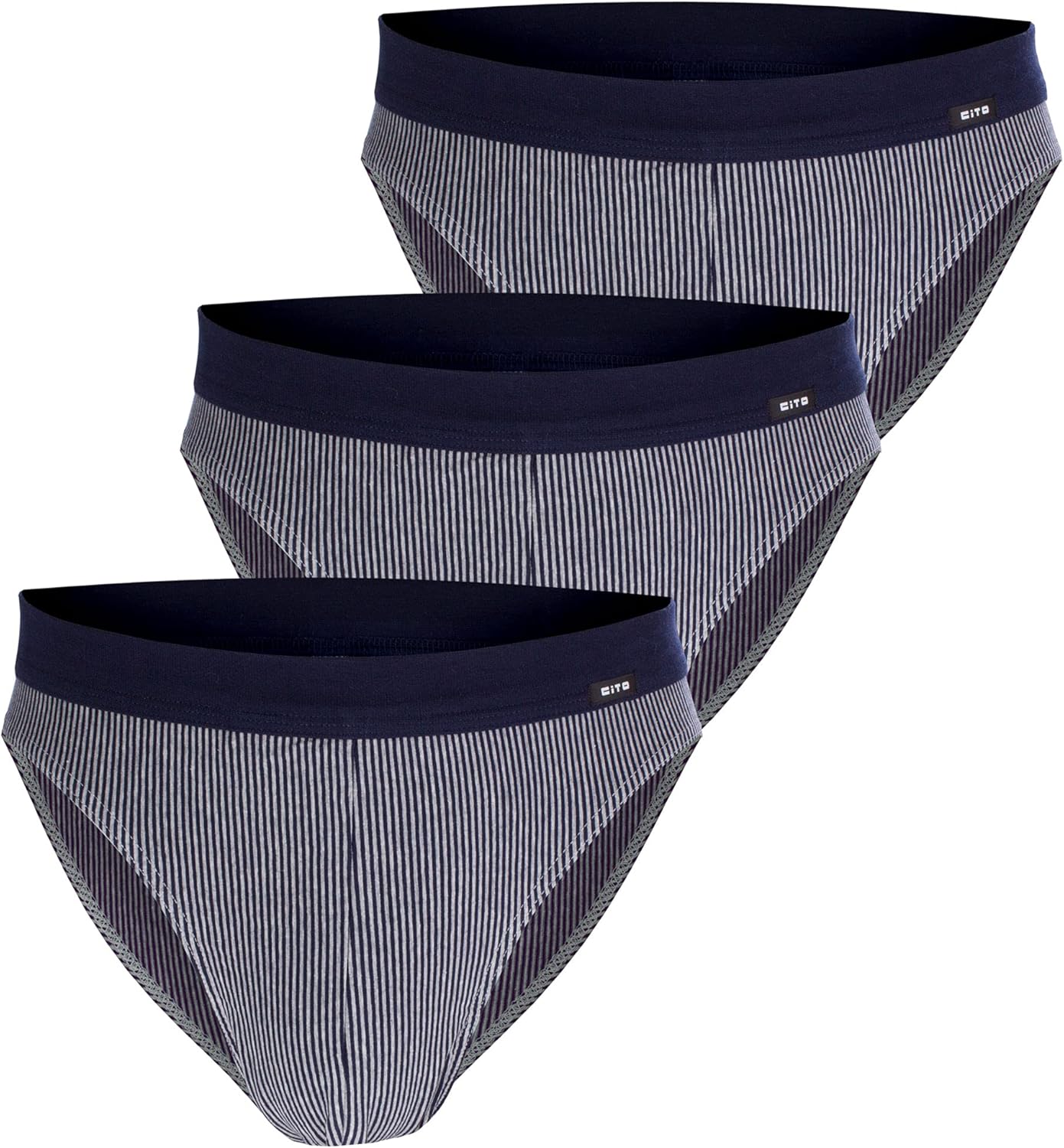 CiTO Herren Slips gestreift ohne Eingriff im 3er Pack Amazon.de Fashion
