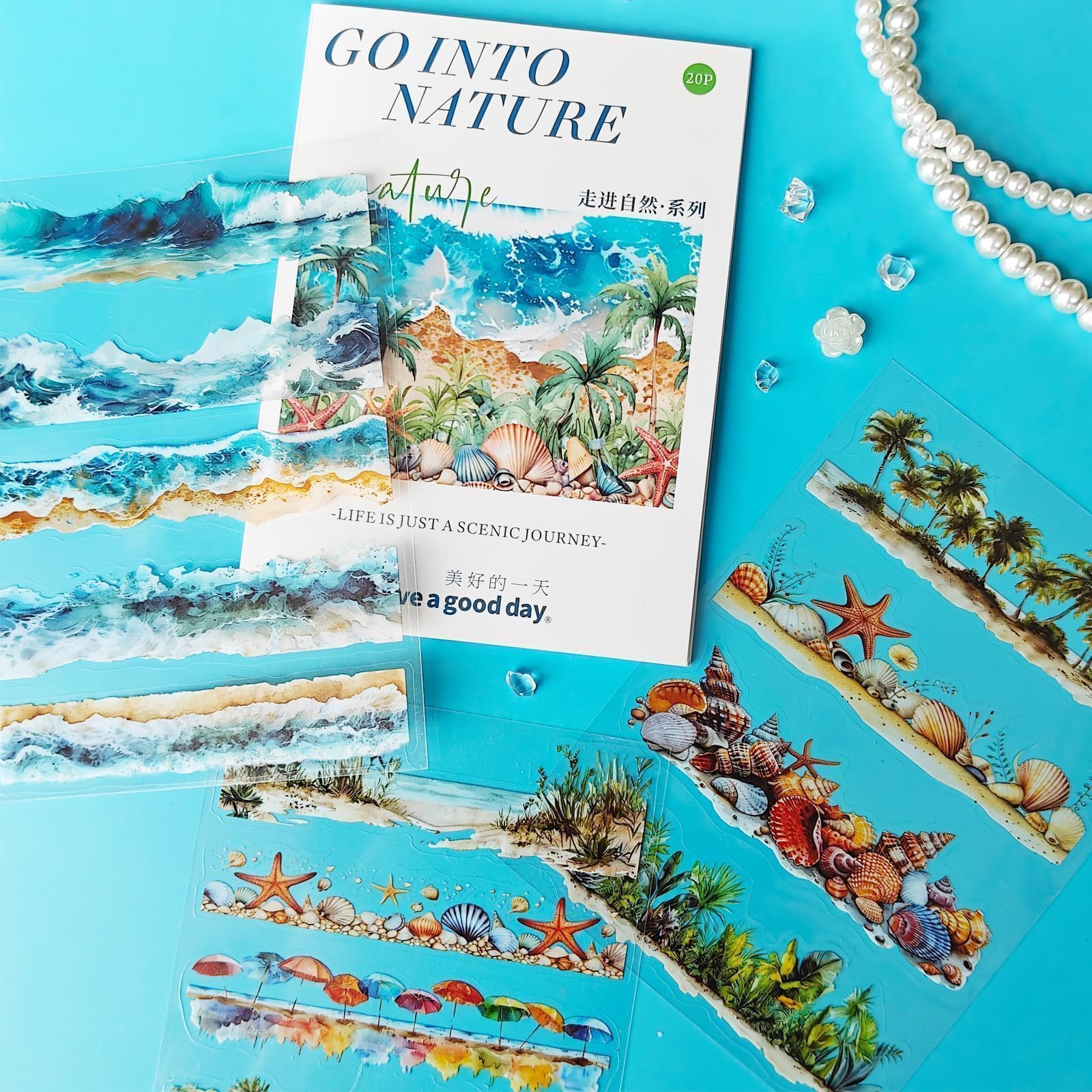 Confezione da 100 pezzi di diario in stile vintage, kit per
