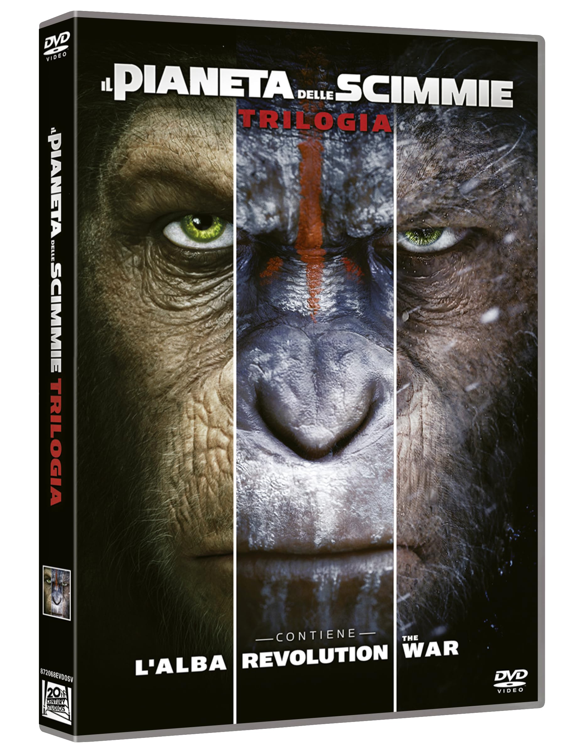 Trilogia El Planeta de los Simios en DVD Colección Especial de 3 Discos