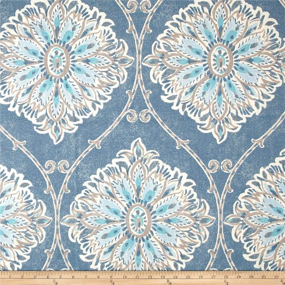 Magnolia Home Fashions 0536162 Leverett Denim Fabric by the Yard