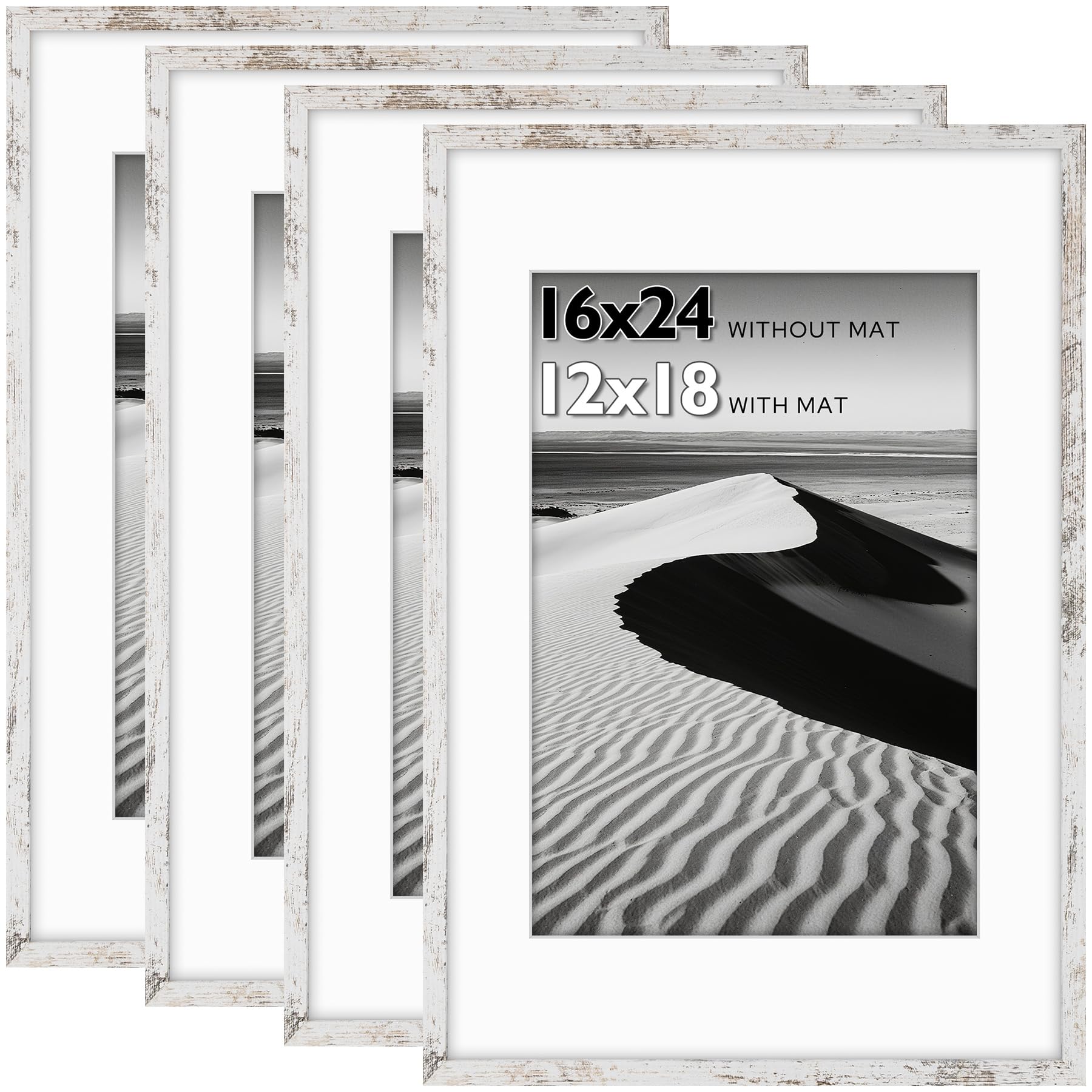 Amazon.com - 16x24 Picture Frame Set of 4, Display 11x14 Photo