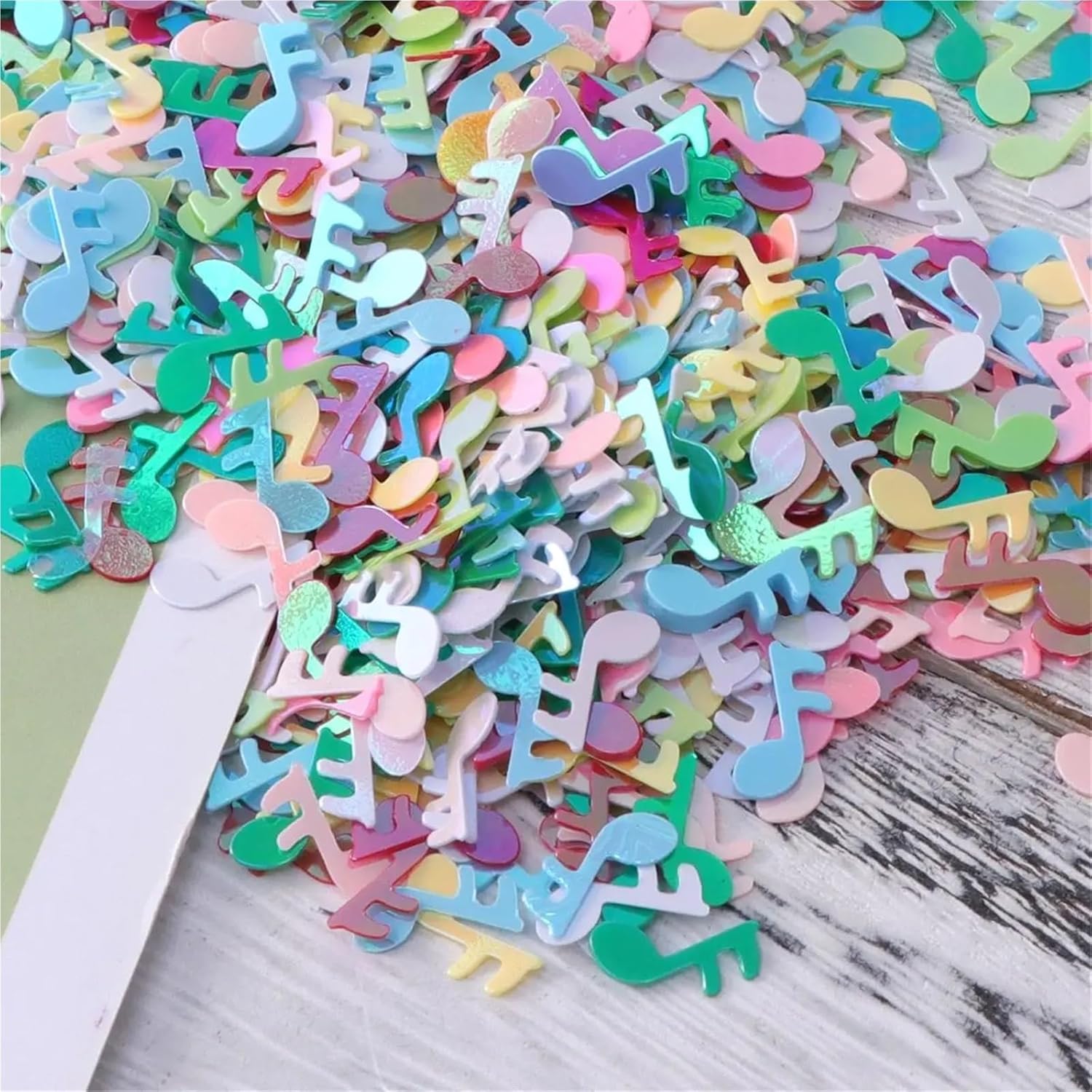 Table Confetti 8 Pack Colorful Musical Notes Confetti Table Scatters For Wedding Birthday Party Baby Shower Confetti Decorations Supplies(Black)