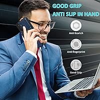 Vista 5 de Asuwish Funda de teléfono para Samsung Galaxy A13 5G con protector de pantalla de vidrio templado, soporte para tarjetas de crédito, soporte