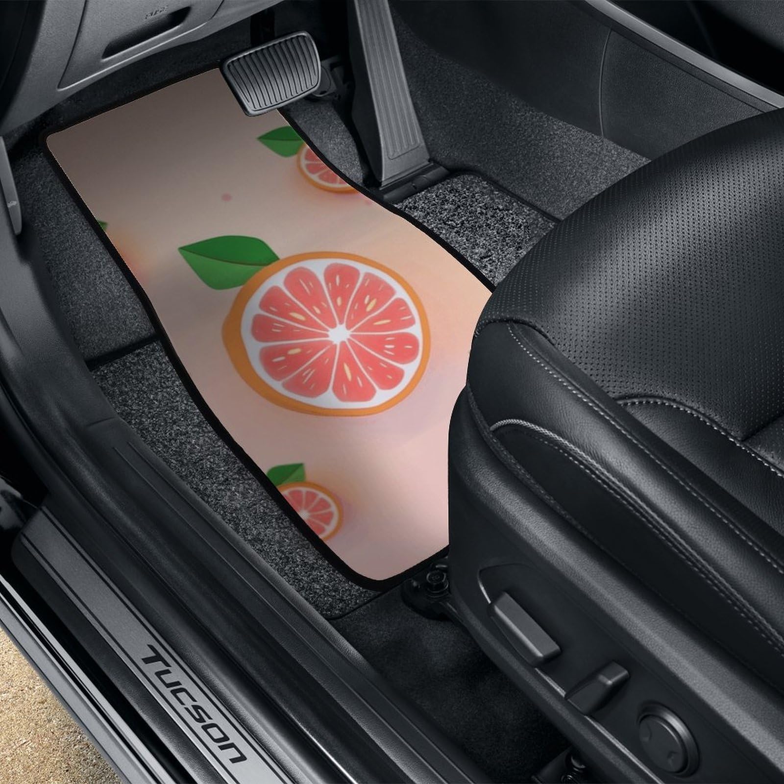 4 tappetini per auto, resistenti, antiscivolo, facili da pulire, adatti per la maggior parte delle auto, per tutte le stagioni, universali, adatti per SUV, berline e camion