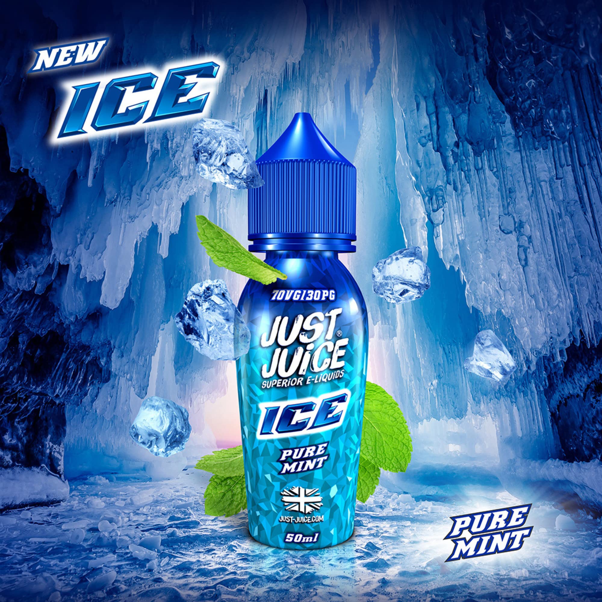 elf bar vape uk Just Juice Menthol Vape Liquid, 50ml 0mg Shortfill Eliquid, 70/30 Vape Juice  in 60ml Bottle, Space for 10ml of Nicotine Shot or Nic Salts, Fruity E  Liquid Pure Mint Ice: Amazon.co.uk: Health