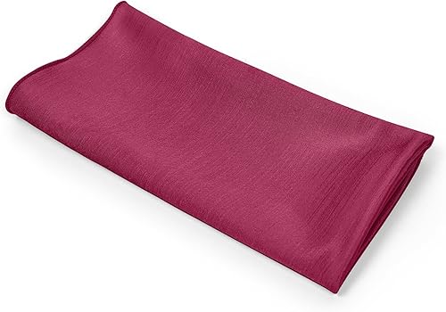 Miniatura 319 de Ultimate Textile -1 docena - Reversible Shantung Satin - Majestic - Servilletas de tela Majestic de 17 x 17 pulgadas color azul pizarra