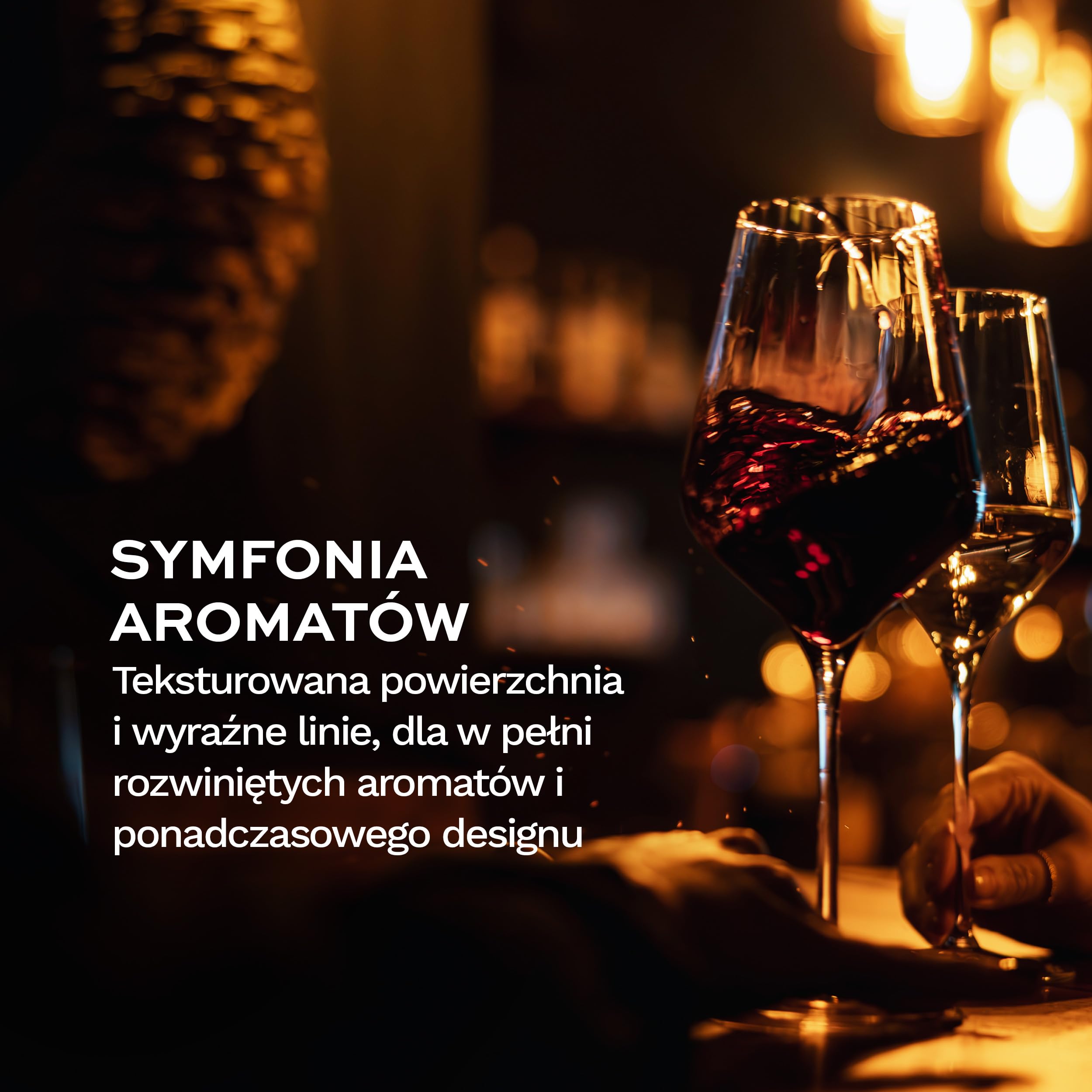 Stölzle Lausitz Kieliszki do wina czerwonego Symphony Zestaw 6, 570 ml – Eleganckie kryształowe kieliszki do wina czerwonego – Maksymalne rozwinięcie aromatów – Zmywarka & odporne na uderzenia
