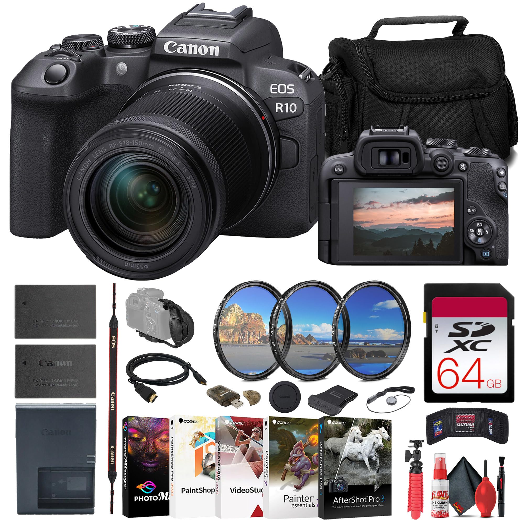 Amazon.com : Canon EOS R10 Mirrorless Camera with 18-150mm Lens