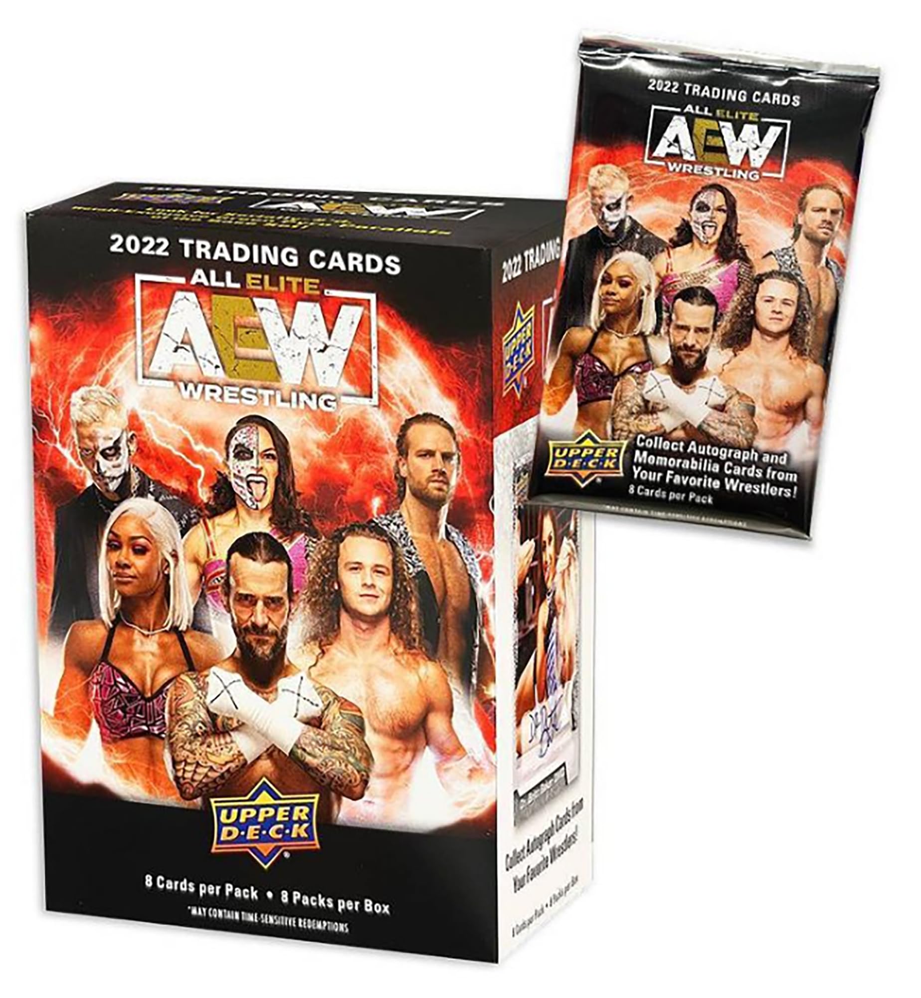 Amazon.com: AEW Upper Deck 2022 Trading Cards - (Blaster Box