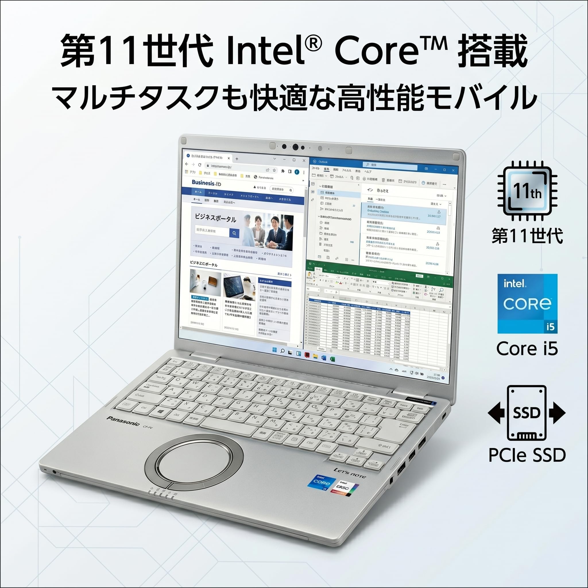 Amazon.co.jp: 【整備済み品】Panasonic Let's note CF-FV1 ノート