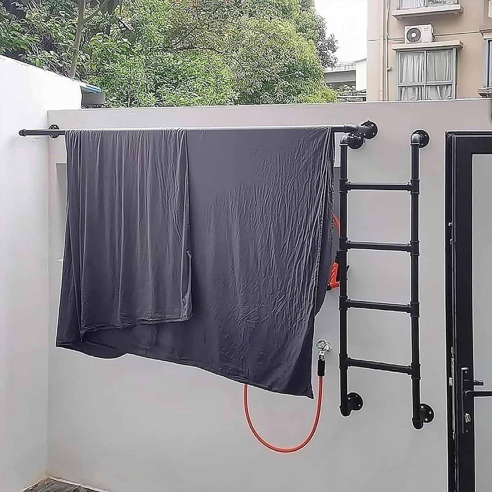 Échelle de sortie de puits de fenêtre pour balcon, terrasse et camping-car