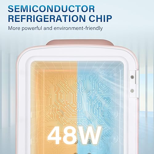 Miniatura 3 de Simple Deluxe Mini nevera refrigerador portátil de 4 l6 latas sin freón refrigerador pequeño que proporciona un almacenamiento compacto para el