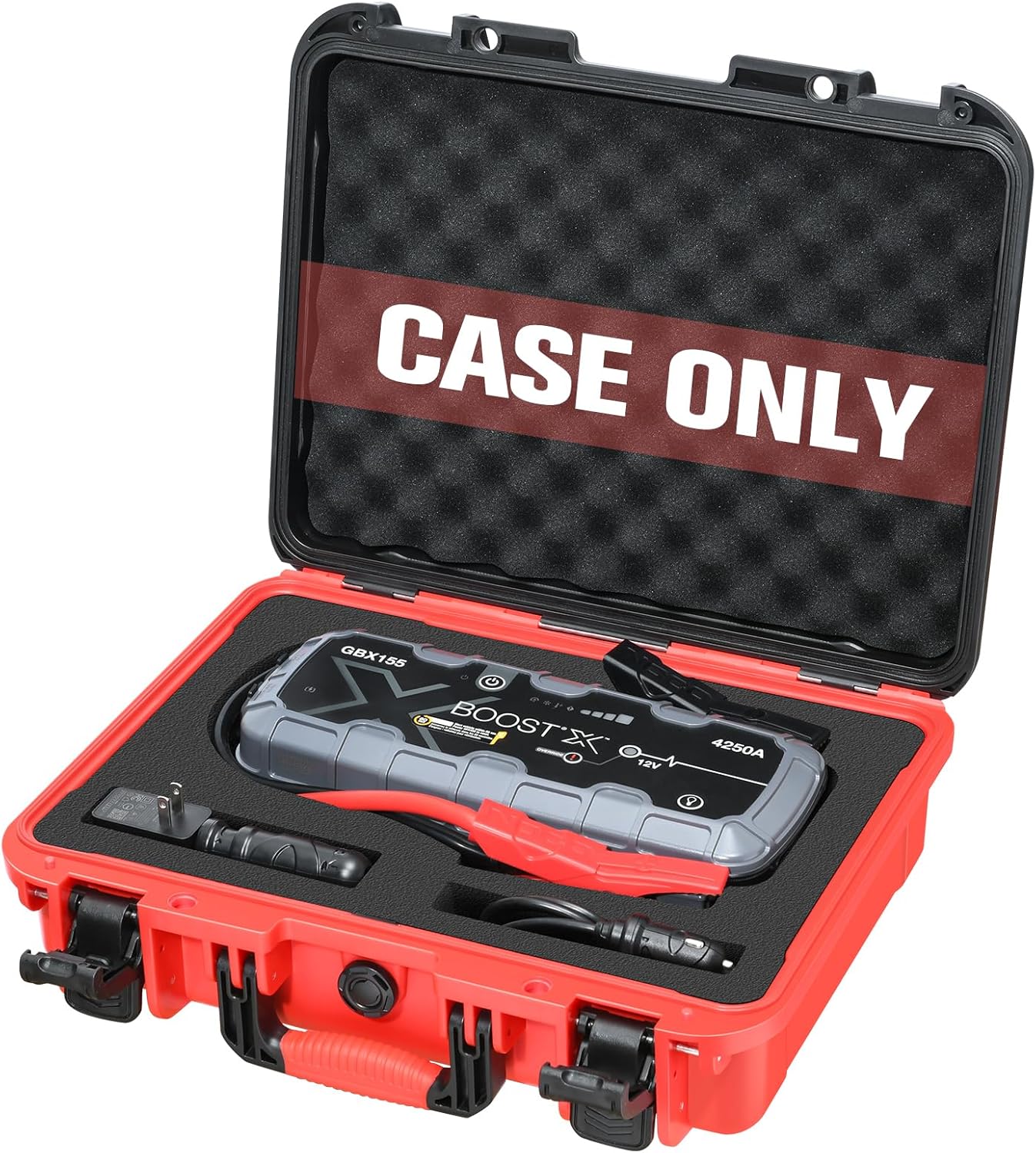 Hard Case for NOCO Boost X GBX155 - Portable Car Battery Jump Starter Hard Shell Case: Waterproof Travel Carrying Storage Box for NOCO Boost X GBX155 UltraSafe Jump Starter - RV Trips & Highway Travel