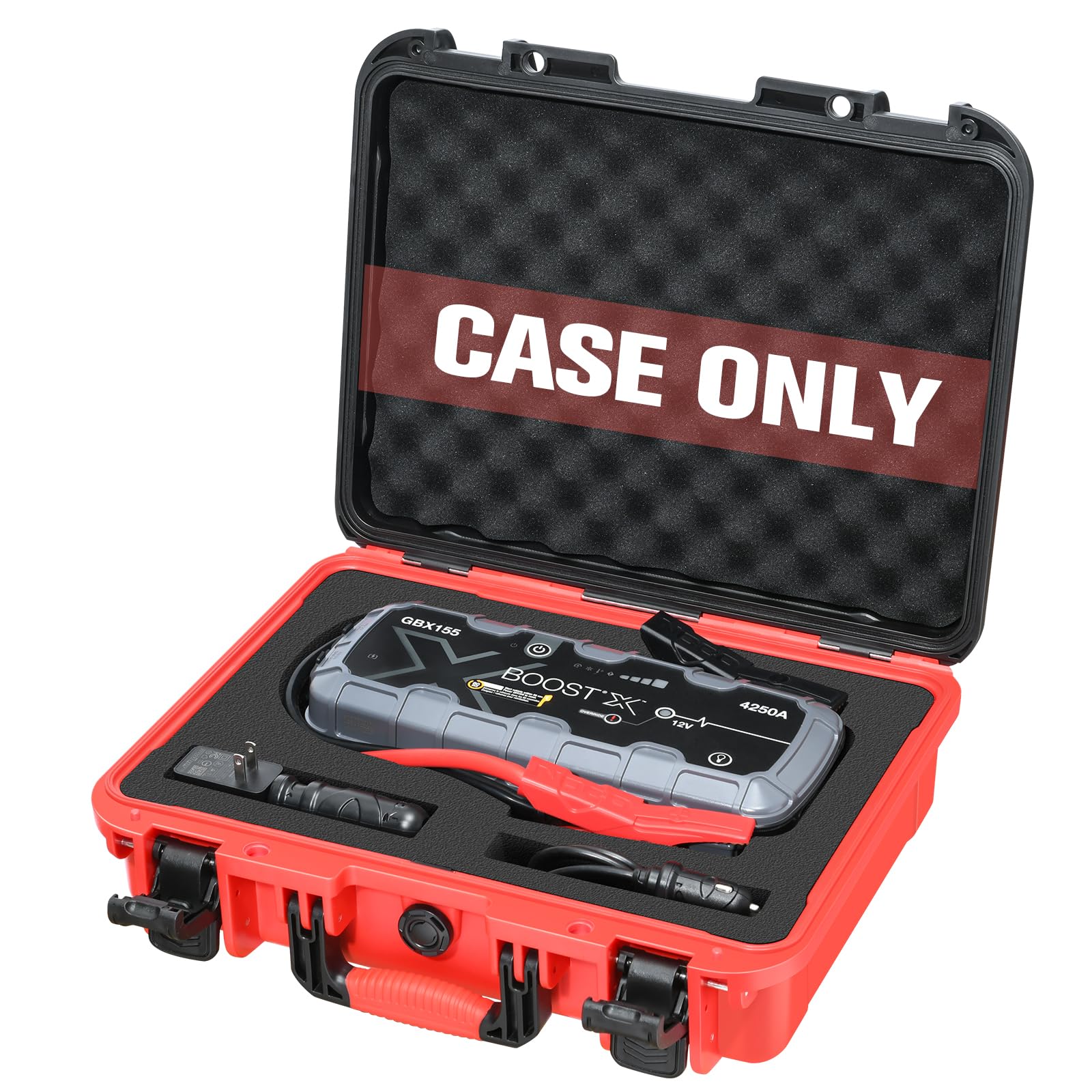 Hard Case for NOCO Boost X GBX155 - Portable Car Battery Jump Starter Hard Shell Case: Waterproof Travel Carrying Storage Box for NOCO Boost X GBX155 UltraSafe Jump Starter - RV Trips & Highway Travel - 80% off