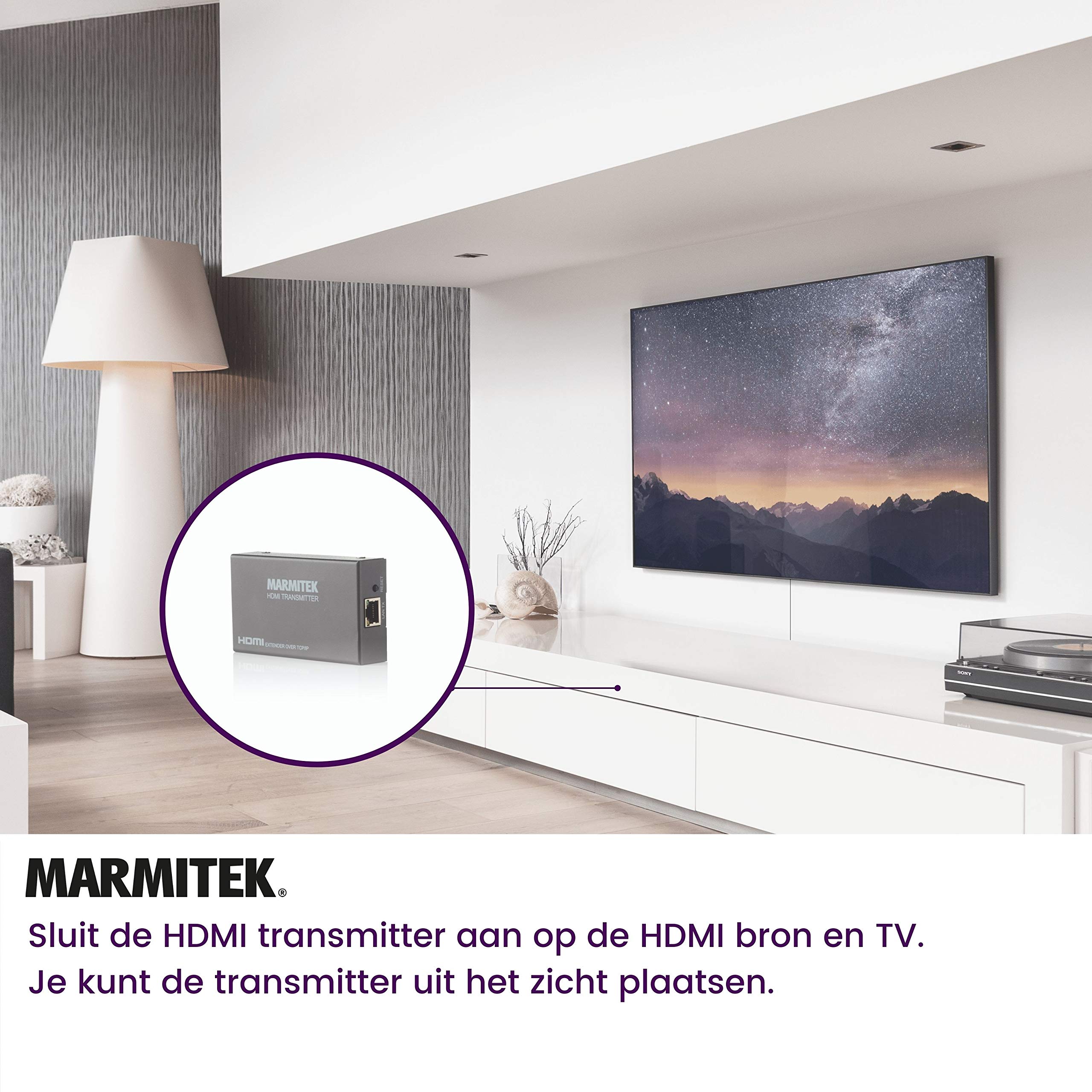 Marmitek MegaView HDMI Extender Zwart