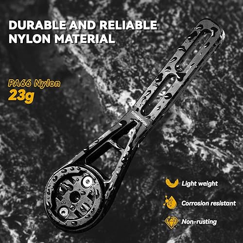 Miniatura 4 de ROCKBROS Soporte para Computadora de Bicicleta Frontal Compatible con las Principales Mesas de Reloj, Equipado con Múltiples Tipos de Bases