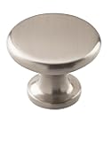 Amerock | Cabinet Knob | Satin Nickel | 1-1/2 inch (38 mm) Diameter | Everyday Heritage | 1 Pack | Drawer Knob | Cabinet Hardware, Metal