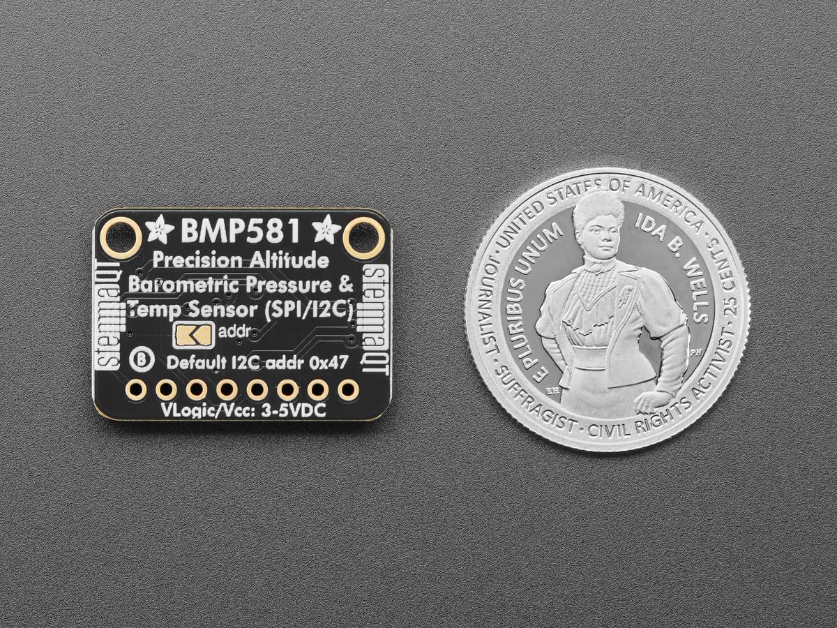 Adafruit STEMMA QT 6407 BMP581 I2C/SPI Capteur de température et de pression atmosphérique