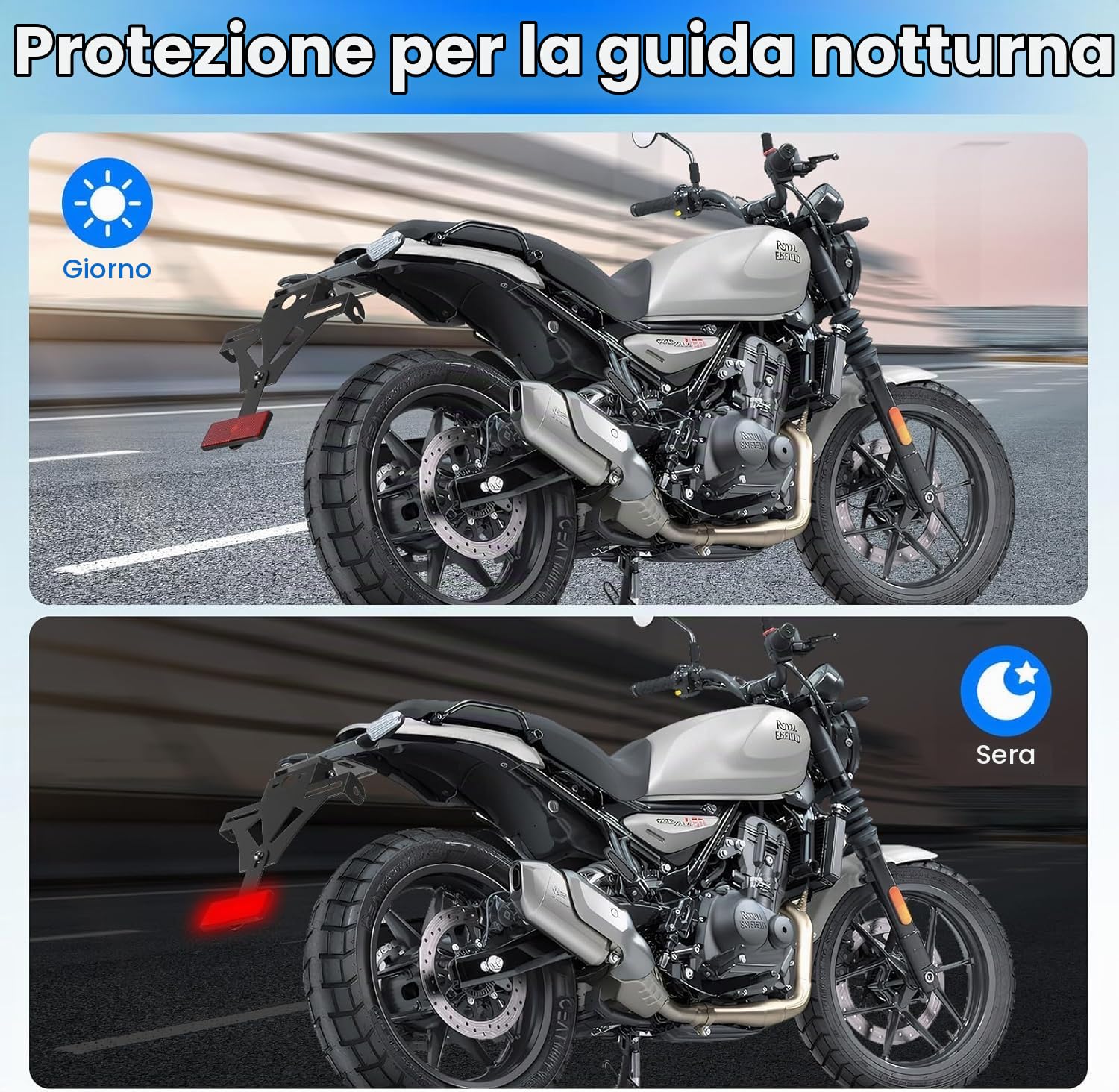 Portatarga Moto per Honda X-ADV 750 XADV 750 Forza 750 2021 2022 2023 2024 2025, Portatarga Moto in Lega di Alluminio Moto Portatarga Targhe Angolo RegolabileSet Conversione Posteriore