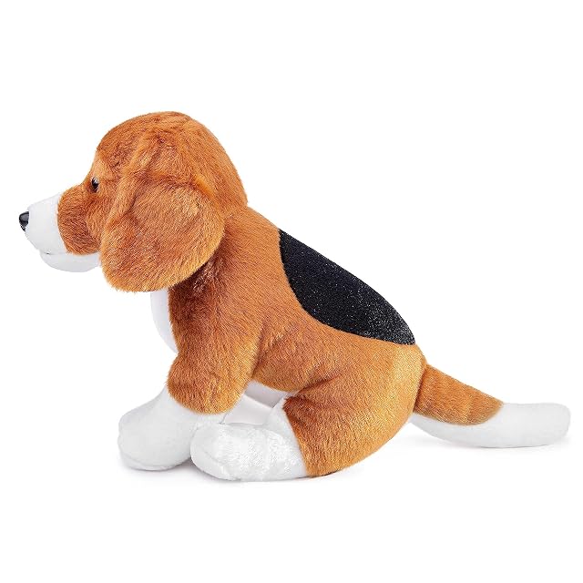 Foto 6 de 7 de lilizzhoumax Perro Beagle Peluche 30cm/12” Lindas muñecas de Relleno de roedores