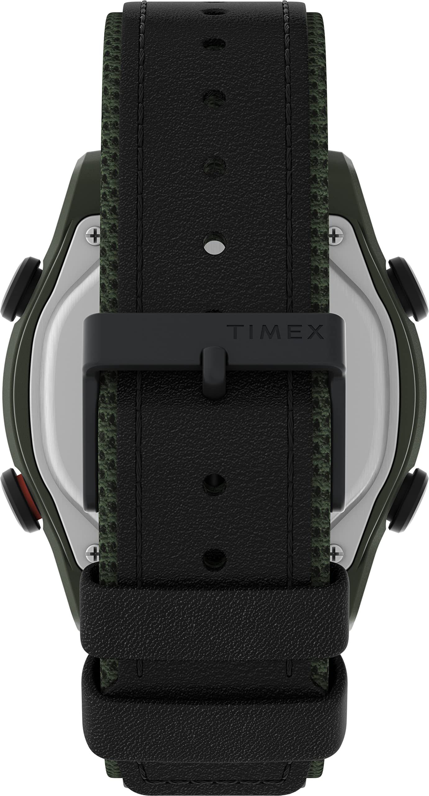 Timex Expedition Rugged Digital męski zegarek ze skórzanym paskiem 43 mm