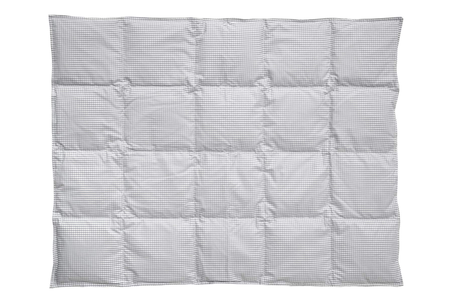 'tavolinchen Baby de plumón de"Twist cuadros Baby – Manta, niños, – Edredón de plumón gris gris Talla:75/100