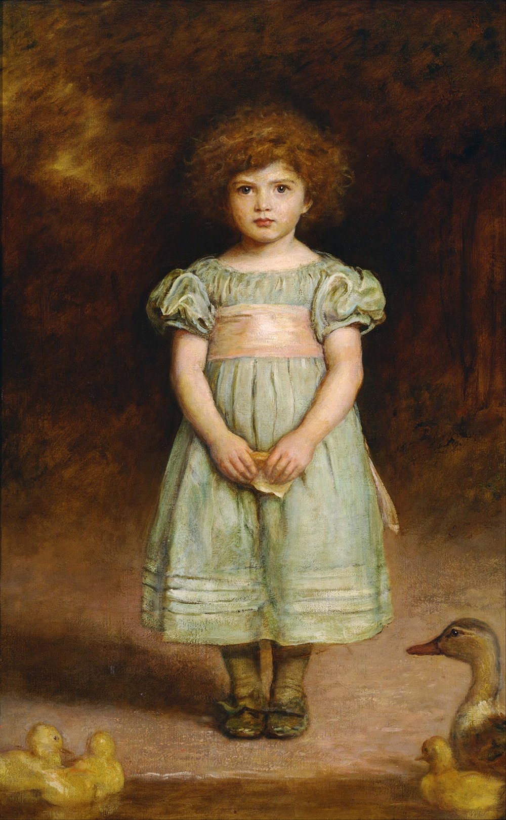 Impression Archival Matte de la peinture Ducklings signée John Everett Millais
