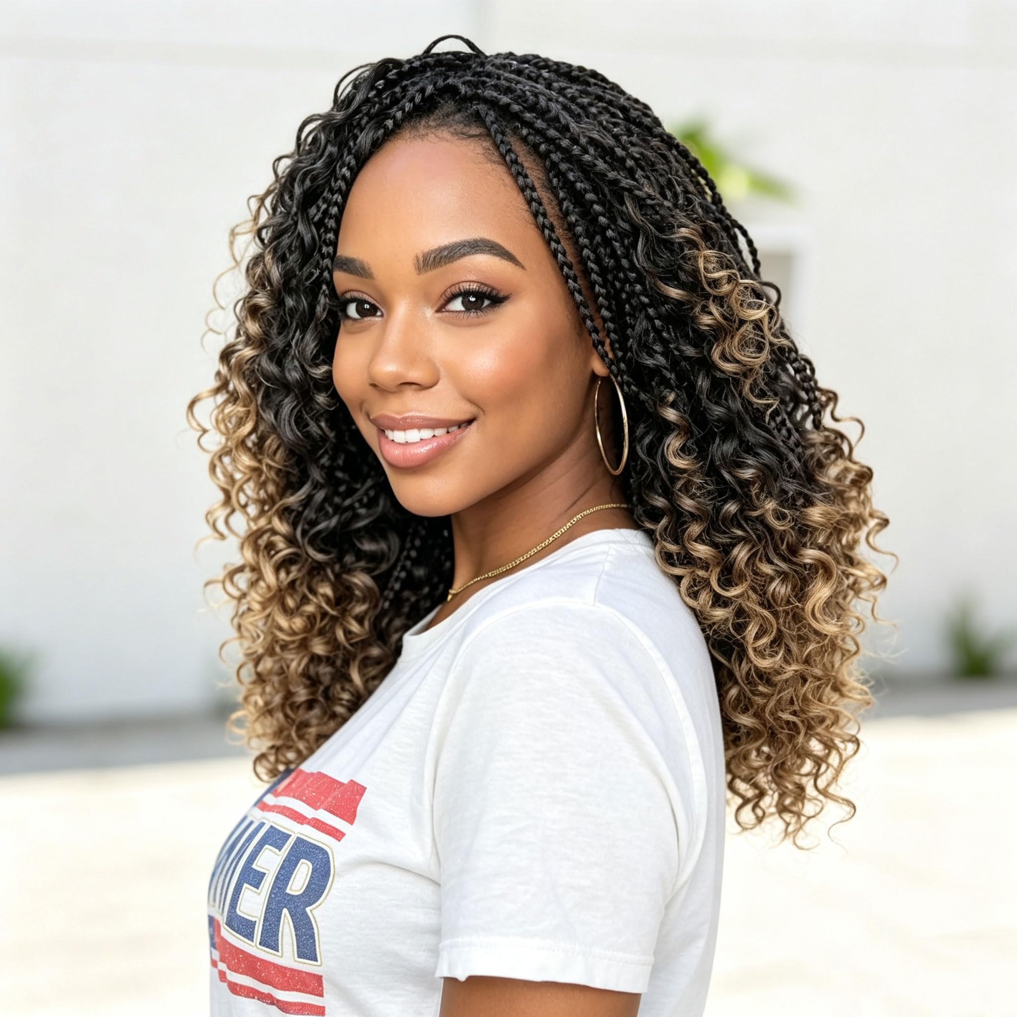 Amazon.com : LMZIM Goddess Box Braids Crochet Hair For Women 14