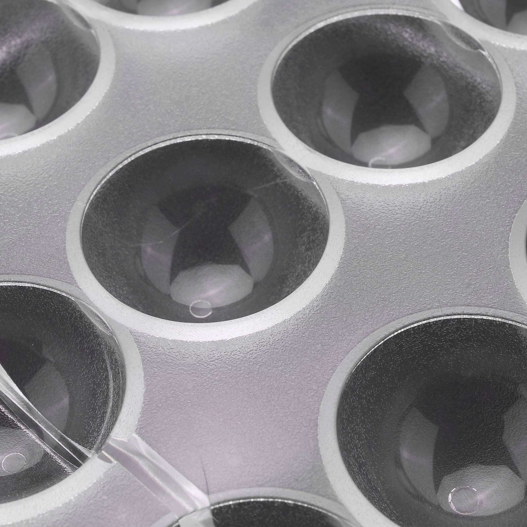 DAZLOR 10X 24 LöCher Halb Schokoladen Form Polycarbonat Schokoladen Riegel Form Halb SüßIgkeiten Hersteller Form Back Formen