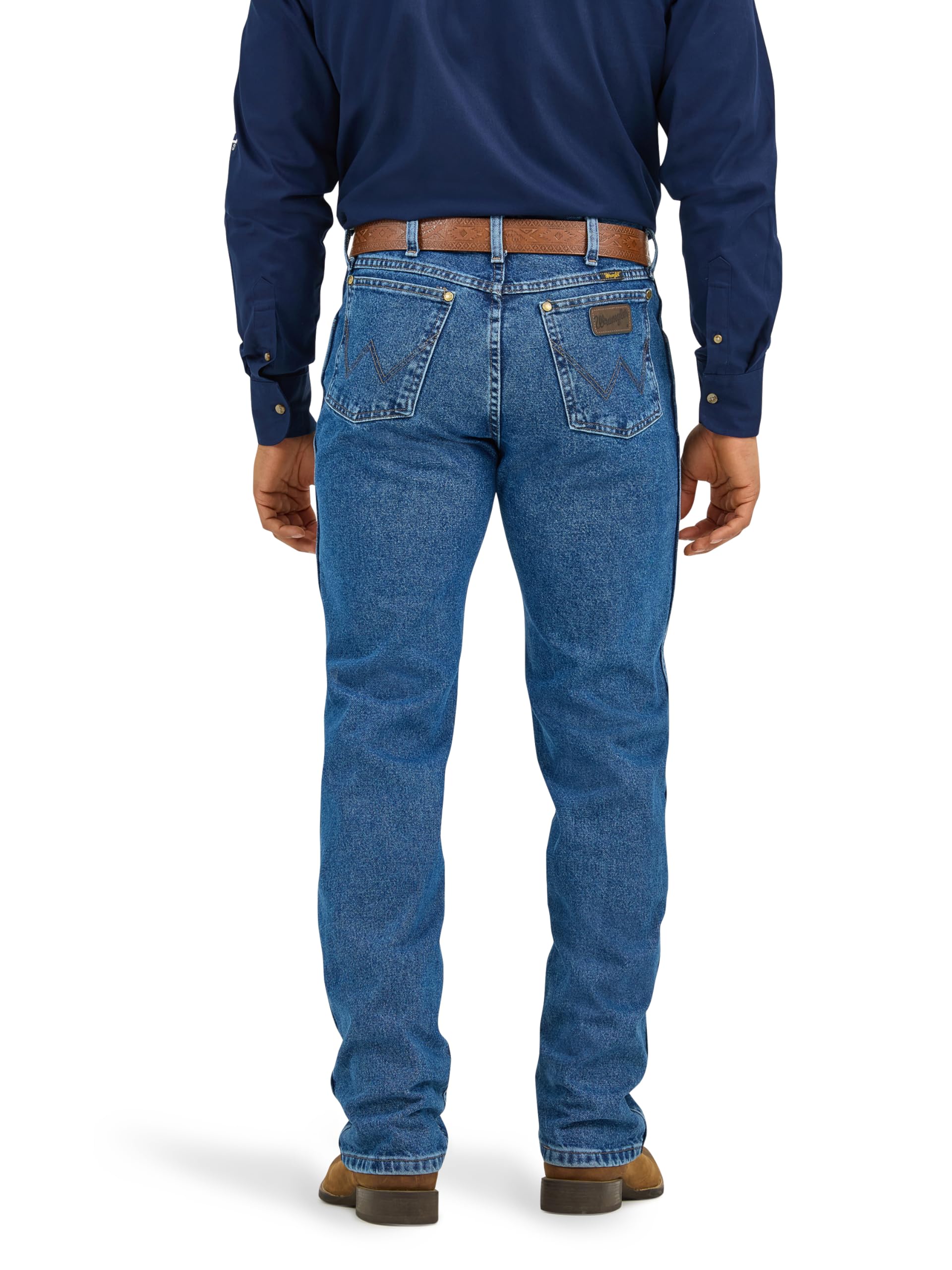 Wrangler Męskie dżinsy Premium Performance Cowboy Cut Regular Fit, granatowy, 38W / 36L