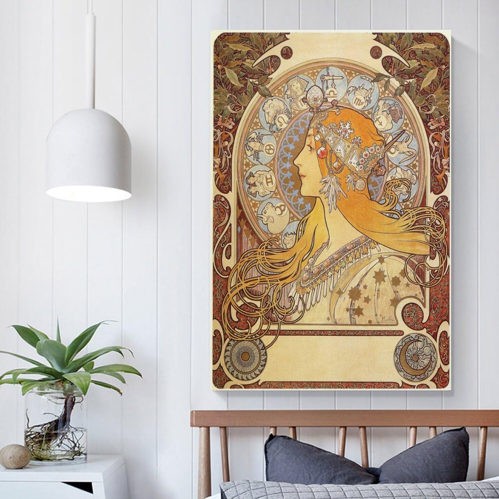 Amazon.co.jp: アルフォンス・ミュシャ作品（黄道十二宮）印刷