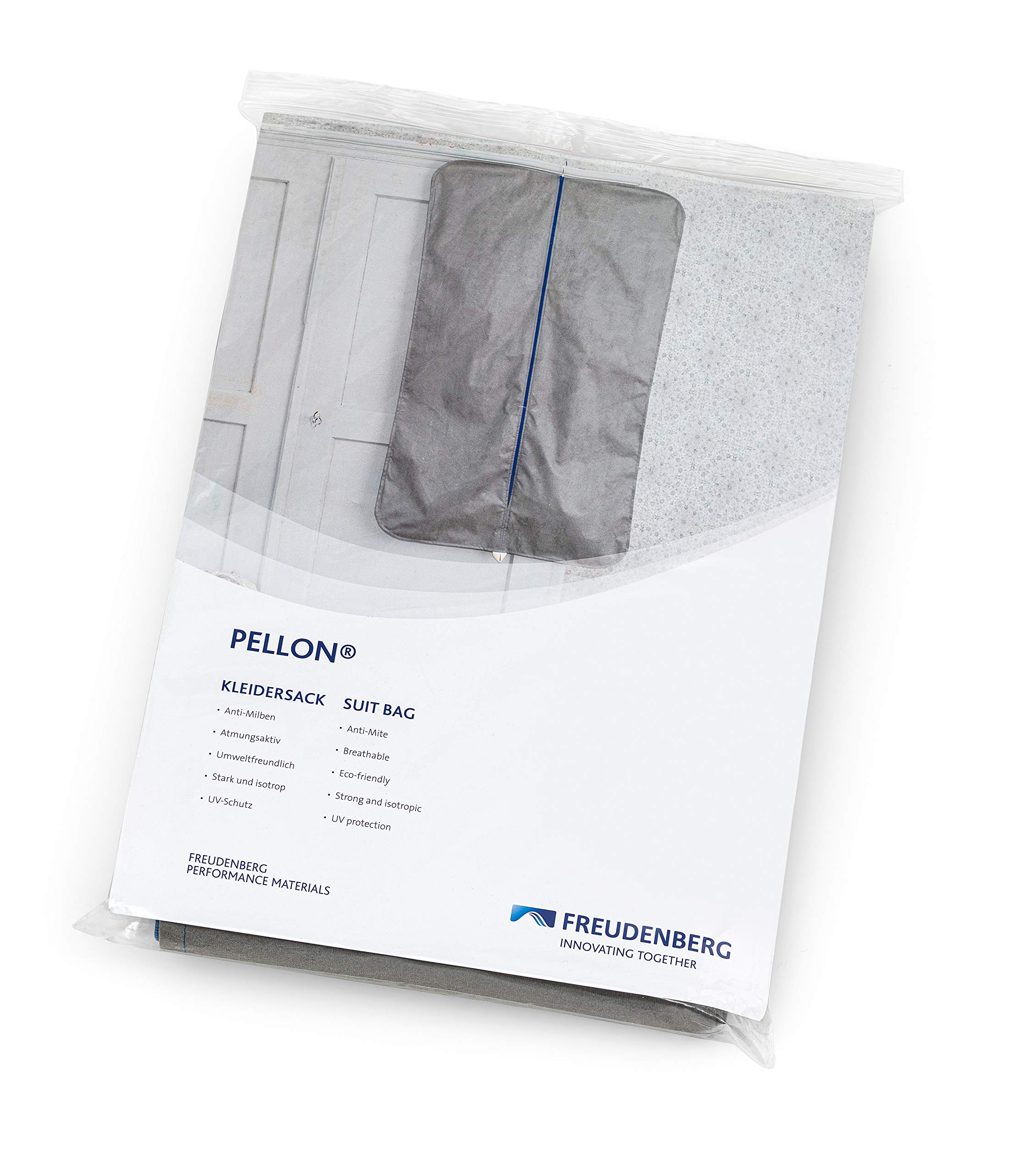 PellonAnti-mite Garment Bag, Evolon, Grey, breit